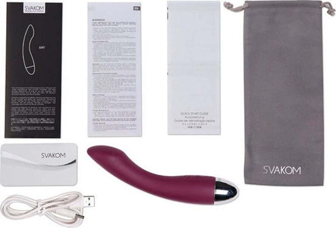 Vibratore G-Spot Punto G Di Design Silicone Svakom Amy Purple Stimolatore 5+1 Modalità Di Vibrazione Salute e cura della persona/Erotismo e contraccezione/Sex toys/Vibratori/Vibratori G-Spot Kondorama - Martinsicuro, Commerciovirtuoso.it