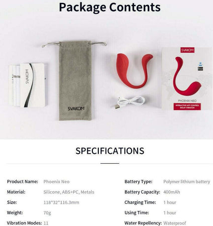 Vibratore Mastrurbatore con controllo Remoto da APP Svakom Phoenix Neo Connexion Series App Controlled Gioco Di Coppia Usb Salute e cura della persona/Erotismo e contraccezione/Sex toys/Vibratori/Vibratori classici Kondorama - Martinsicuro, Commerciovirtuoso.it