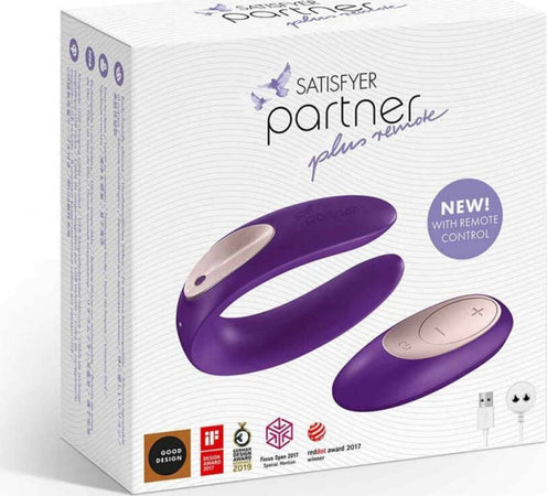 Vibratore Per Coppia Con Telecomando Satisfyer Partner Plus Remote 10 Impostazioni Di Vibrazione Impermeabile Salute e cura della persona/Erotismo e contraccezione/Sex toys/Vibratori/Vibratori per coppia Kondorama - Martinsicuro, Commerciovirtuoso.it