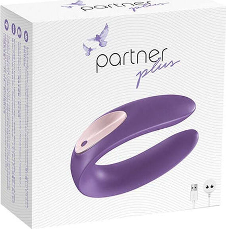 Vibratore per coppia Satisfyer Partner Plus Couples Vibrator 2 motori potenti 3 velocità di vibrazione e 7 modalità di pulsazione Salute e cura della persona/Erotismo e contraccezione/Sex toys/Vibratori/Vibratori per coppia Kondorama - Martinsicuro, Commerciovirtuoso.it