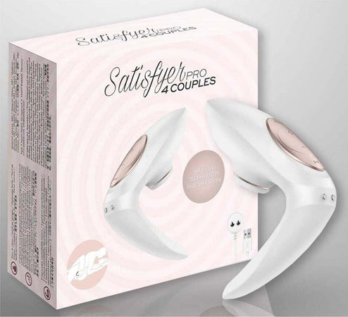 Vibratore per Coppia Satisfyer Pro 4 Couples Contactless Per Coppia Clitoride Pene Punto G 11 programmi di onde di pressione 10 programmi di vibrazione Salute e cura della persona/Erotismo e contraccezione/Sex toys/Vibratori/Vibratori per coppia Kondorama - Martinsicuro, Commerciovirtuoso.it