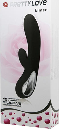 Vibratore Pretty Love Conrad Elmer Black Vibratore Rabbit Design 100% Silicone Ricaricabile USB Colore Nero 12 funzioni di vibrazione Salute e cura della persona/Erotismo e contraccezione/Sex toys/Vibratori/Vibratori Rabbit Kondorama - Martinsicuro, Commerciovirtuoso.it