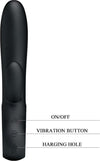 Vibratore Pretty Love Conrad Elmer Black Vibratore Rabbit Design 100% Silicone Ricaricabile USB Colore Nero 12 funzioni di vibrazione Salute e cura della persona/Erotismo e contraccezione/Sex toys/Vibratori/Vibratori Rabbit Kondorama - Martinsicuro, Commerciovirtuoso.it