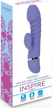 Vibratore Rabbit in Silicone Impermeabile Con Rilievi Inspire Soft Natasha Light Purple Salute e cura della persona/Erotismo e contraccezione/Sex toys/Vibratori/Vibratori Rabbit Kondorama - Martinsicuro, Commerciovirtuoso.it