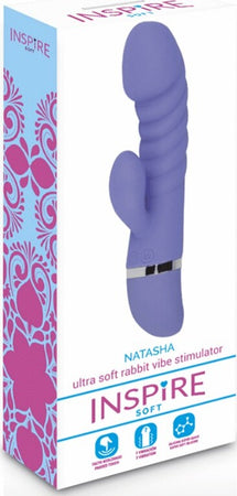 Vibratore Rabbit in Silicone Impermeabile Con Rilievi Inspire Soft Natasha Light Purple Salute e cura della persona/Erotismo e contraccezione/Sex toys/Vibratori/Vibratori Rabbit Kondorama - Martinsicuro, Commerciovirtuoso.it