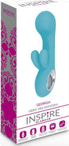 Vibratore Rabbit In Silicone turchese Impermeabile Inspire Glamour Georgia Turquoise Salute e cura della persona/Erotismo e contraccezione/Sex toys/Vibratori/Vibratori Rabbit Kondorama - Martinsicuro, Commerciovirtuoso.it