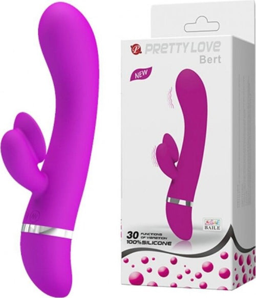 Vibratore Rabbit Stimolatore Punto G e Clitoride di Design 100% Silicone Colore Fuxia 30 Funzioni Bert Vibrator Pretty Love Salute e cura della persona/Erotismo e contraccezione/Sex toys/Vibratori/Vibratori Rabbit Kondorama - Martinsicuro, Commerciovirtuoso.it