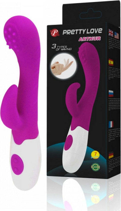 Vibratore Rabbit Stimolazione Punto G e Clitoride Pretty Love Arthur Rabbit In Silicone Viola 20cm Silenzioso e Impermeabile Salute e cura della persona/Erotismo e contraccezione/Sex toys/Vibratori/Vibratori Rabbit Kondorama - Martinsicuro, Commerciovirtuoso.it