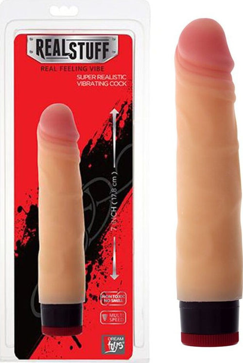 Vibratore Realistico Con Velocità Regolabile Impermeabile Realstuff Fallo Realistico Vibrante Con Velocità Regolabile Color Carne 7” Salute e cura della persona/Erotismo e contraccezione/Sex toys/Vibratori/Vibratori realistici Kondorama - Martinsicuro, Commerciovirtuoso.it
