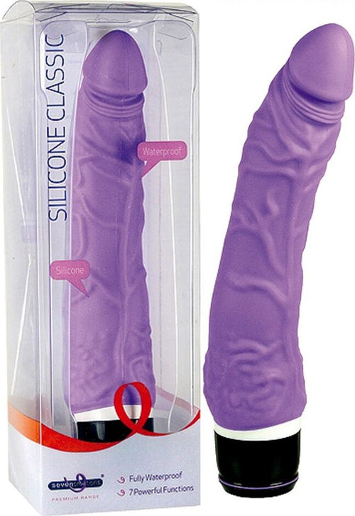 Vibratore Realistico Con Velocità Regolabile Impermeabile Seven Creations Anal Purple – Fallo Realistico Anale Vibrante In Silicone Viola Cm 19 Salute e cura della persona/Erotismo e contraccezione/Sex toys/Vibratori/Vibratori realistici Kondorama - Martinsicuro, Commerciovirtuoso.it