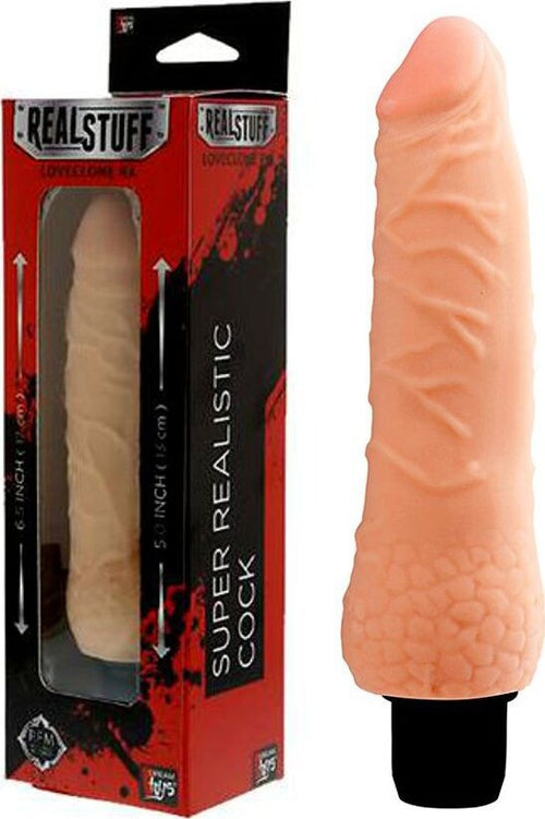 Vibratore Realistico Con Velocità Regolabile Realstuff Fallo Realistico Vibrante Con Velocità Regolabile Color Carne 5” Salute e cura della persona/Erotismo e contraccezione/Sex toys/Vibratori/Vibratori realistici Kondorama - Martinsicuro, Commerciovirtuoso.it