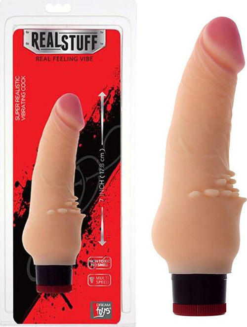 Vibratore Realistico Con Velocità Regolabile Realstuff Fallo Realistico Vibrante Con Velocità Regolabile Color Carne 7” Salute e cura della persona/Erotismo e contraccezione/Sex toys/Vibratori/Vibratori realistici Kondorama - Martinsicuro, Commerciovirtuoso.it