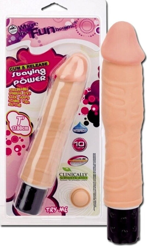 Vibratore Realistico Velocità Regolabile Staying Power Fallo Realistico Vibrante Color Carne 17.8 Cm Salute e cura della persona/Erotismo e contraccezione/Sex toys/Vibratori/Vibratori realistici Kondorama - Martinsicuro, Commerciovirtuoso.it