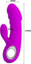 Vibratore Vaginale In Silicone Viola Pretty Love Ansel Con Stimolatore Clitoride E Anello Cromato 7 funzioni di vibrazione 5 livelli di controllo della velocità Ricaricabile Usb Salute e cura della persona/Erotismo e contraccezione/Sex toys/Vibratori/Vibratori Rabbit Kondorama - Martinsicuro, Commerciovirtuoso.it