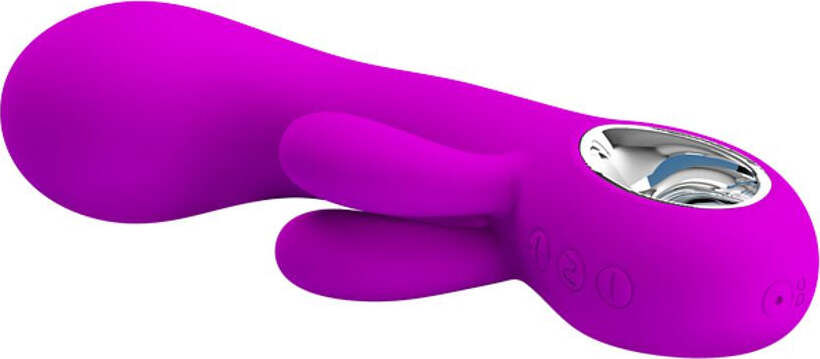 Vibratore Vaginale Rabbit In Silicone Viola Pretty Love Chris Con Doppio Stimolatore Clitoride E Anello Cromato Ricaricabile Usb Salute e cura della persona/Erotismo e contraccezione/Sex toys/Vibratori/Vibratori Rabbit Kondorama - Martinsicuro, Commerciovirtuoso.it