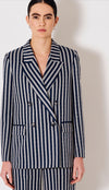 Vicolo-Giacca-Da-Abito-Blazer-Donna-Gessata-Con-Strass-Doppio-Petto-Con-Strass