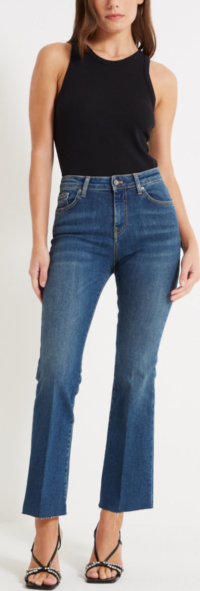 Vicolo-Jeans-Donna-Denim-Blu-Giselle-Vita-Media-Con-Fondo-A-Zampa