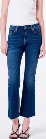 Vicolo-Jeans-Donna-Denim-Blu-Giselle-Vita-Media-Con-Fondo-A-Zampa