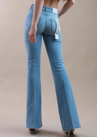 Vicolo-Jeans-Donna-Denim-Chiaro-Gisele-Flonc-Vita-Alta-Slim