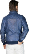 Victor---Bomber-Uomo-Blu-in-vera-pelle