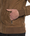 Victor---Bomber-Uomo-Miele-in-vera-pelle-di-camoscio