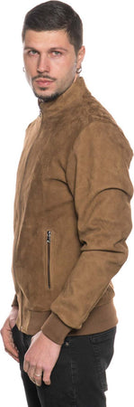 Victor---Bomber-Uomo-Miele-in-vera-pelle-di-camoscio