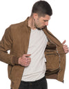 Victor---Bomber-Uomo-Miele-in-vera-pelle-di-camoscio
