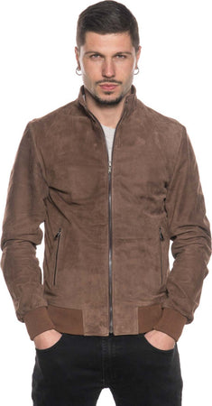 Victor---Bomber-Uomo-Testa-di-Moro-in-vera-pelle-di-scamosciata