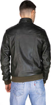 Victor---Bomber-Uomo-Verde-in-vera-pelle