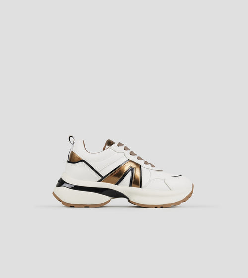 ALEXANDER SMITH Sneakers White-Bronze art. ASBCVIW1006WBZ