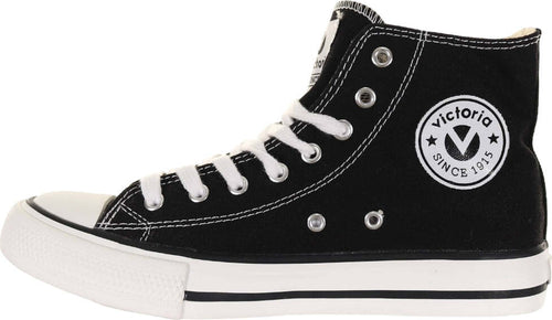 Victoria-scarpe-nere-alte-donna-Tribu