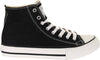 Victoria-scarpe-nere-alte-donna-Tribu