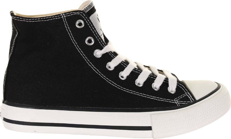 Victoria-scarpe-nere-alte-donna-Tribu