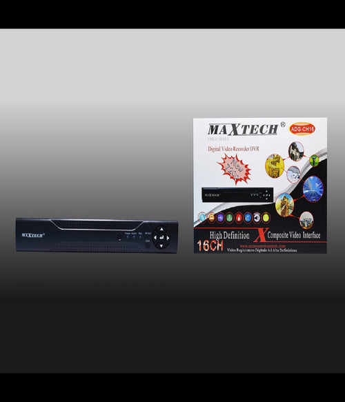 Video Registratore Digitale Dvr 16 Canali Alta Definizione 720p Maxtech Adg-ch16