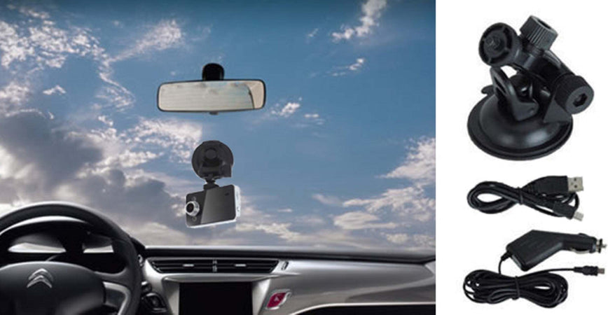 VIDEOCAMERA DVR PER AUTO FULL HD 1080 VEHICLE BLACKBOX CON SUPPORTO PER AUTO  Trade Shop italia - Napoli, Commerciovirtuoso.it
