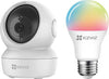 Videocamera-sorveglianza-Ezviz-BUNDLE-C6n-+-Lb1-White
