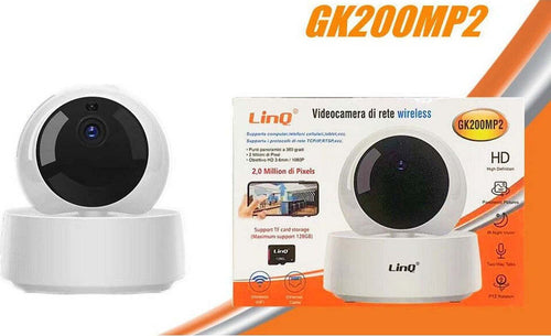 Videocamera Telecamera Di Rete Wireless Wifi Ip 1080p Hd 360? Infrarossi Gk200mp2 Fai da te/Sicurezza e protezione/Sistemi di sicurezza domestica/Kit video per la sicurezza domestica/Videocamere di sorveglianza/Dom camera Trade Shop italia - Napoli, Commerciovirtuoso.it