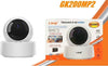 Videocamera-Telecamera-Di-Rete-Wireless-Wifi-Ip-1080p-Hd-360°-Infrarossi-Gk200mp2