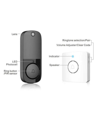 Videocitofono Ip Senza Fili Wifi Campanello Smart Sensore Di Movimento Ip10a