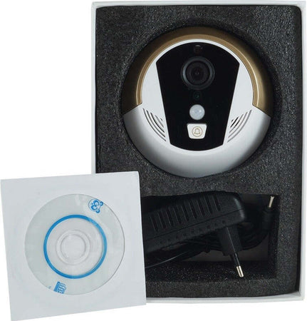 VIDEOCITOFONO WI FI WIRELESS SMARTPHONE SENSORE PIR REGISTRA SD SMART DOORBELL Fai da te/Materiale elettrico/Citofoni Trade Shop italia - Napoli, Commerciovirtuoso.it