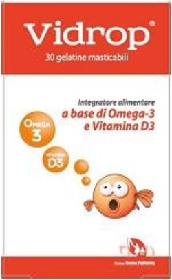 VIDROP-OMEGA3-30-GELATINE-MASTICABILI