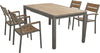 VIDUUS---set-tavolo-in-alluminio-cm-160/240x95x75-h-con-4-sedute-Taupe-Milani-Home