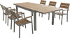 VIDUUS---set-tavolo-in-alluminio-cm-160/240x95x75-h-con-6-sedute-Taupe-Milani-Home