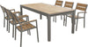 VIDUUS---set-tavolo-in-alluminio-cm-200/300x95x75-h-con-6-sedute-Taupe-Milani-Home