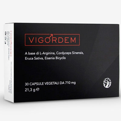 Integratore Disfunzione Erettile e Bassa Libido Maschile Vigordem 30 Capsule