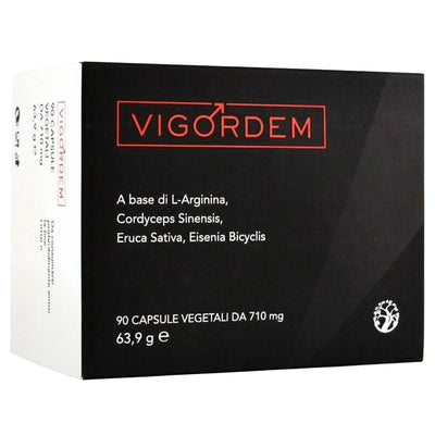 Integratore Naturale per Disfunzione Erettile e Bassa Libido Maschile Vigordem 90 Capsule