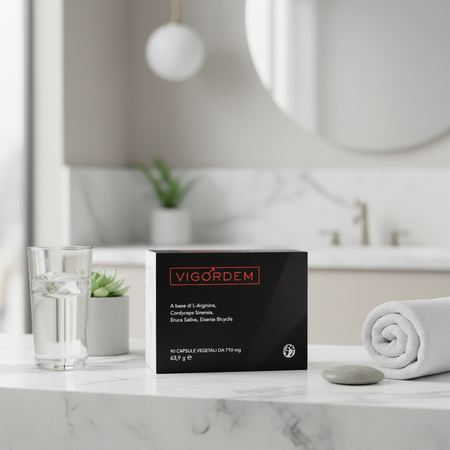 Integratore Naturale per Disfunzione Erettile e Bassa Libido Maschile Vigordem 90 Capsule