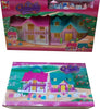 Villa-Casa-Vacanze-Portatile-2-Bambole-Letto-Ombrellone-Pouf-Gioco-Mare-Bambine