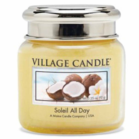 Candele profumate "Village Candle" profumatore per ambienti 16 once, Giara in vetro 450 gr