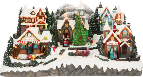 Villaggio natalizio illuminato con bambini con led multicolor decorazione per villaggio di Natale Casa e cucina/Decorazioni per interni/Addobbi e decorazioni per ricorrenze/Decorazioni natalizie/Oggettistica MagiediNatale.it - Altamura, Commerciovirtuoso.it